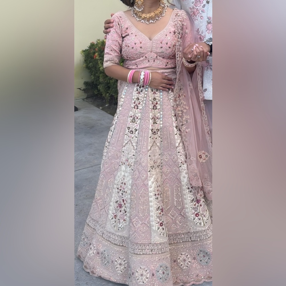 Pink lehenga